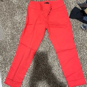 Red the limited crop dress pants